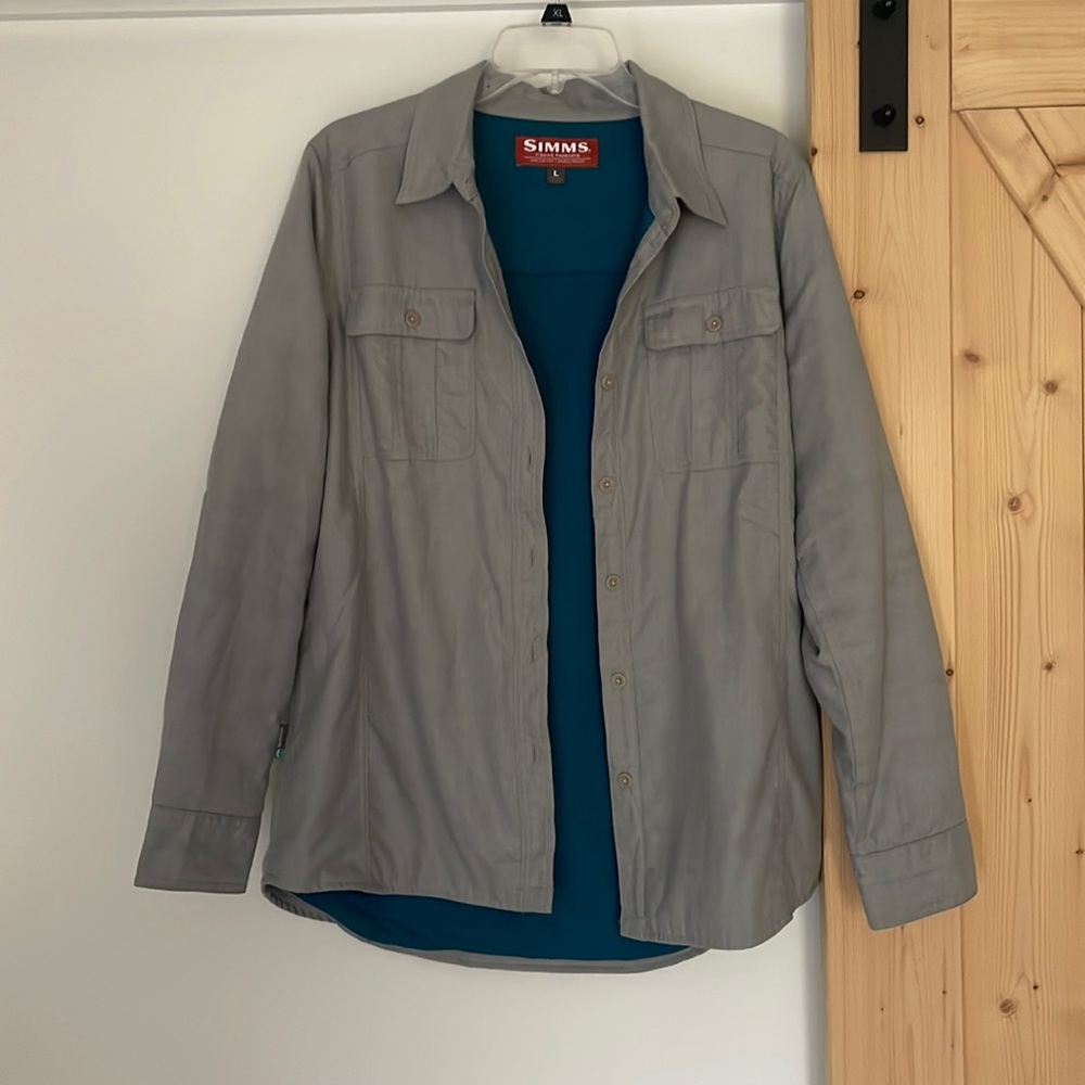 SIMMS vintage cardwell unisex light weight jacket size large like new condition